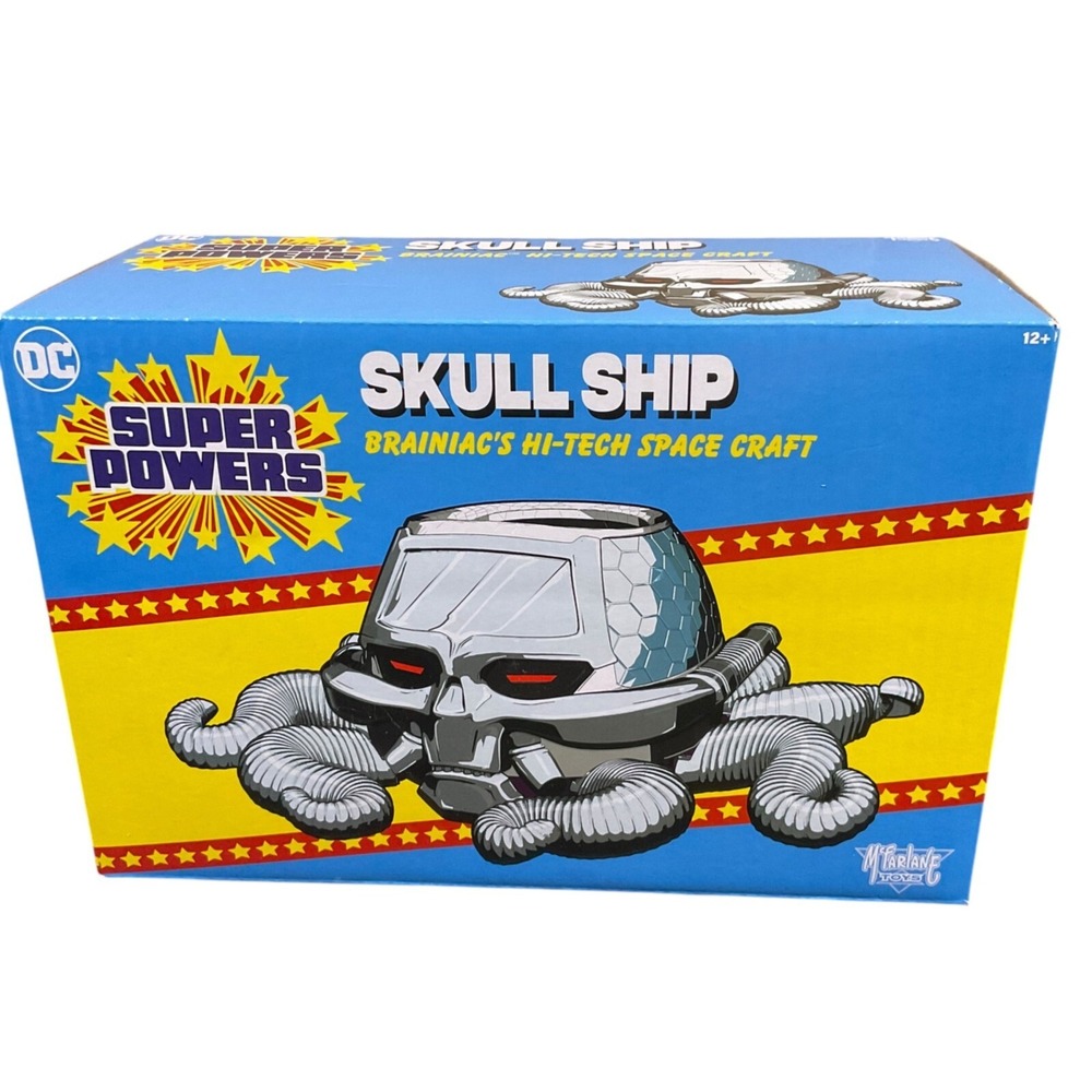 McFarlane Toys - DC Super Powers  Skull Ship Space Ship Brainiacs Hi-Tech Craft